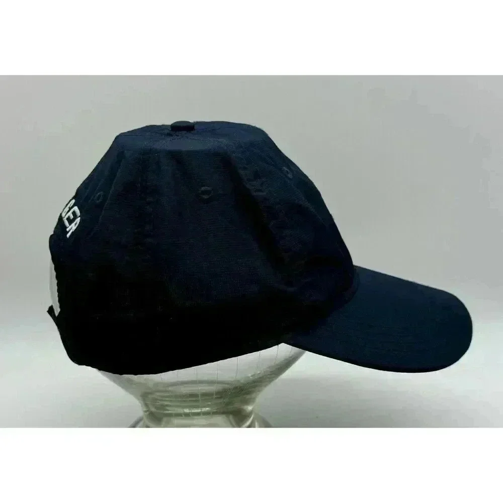 Tommy Hilfiger Logo Men’s OSFM Hat Baseball Cap Navy Blue‎ Adjustable Hook Loop